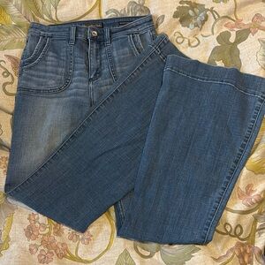 Abercrombie size 26 high rise wide leg flare